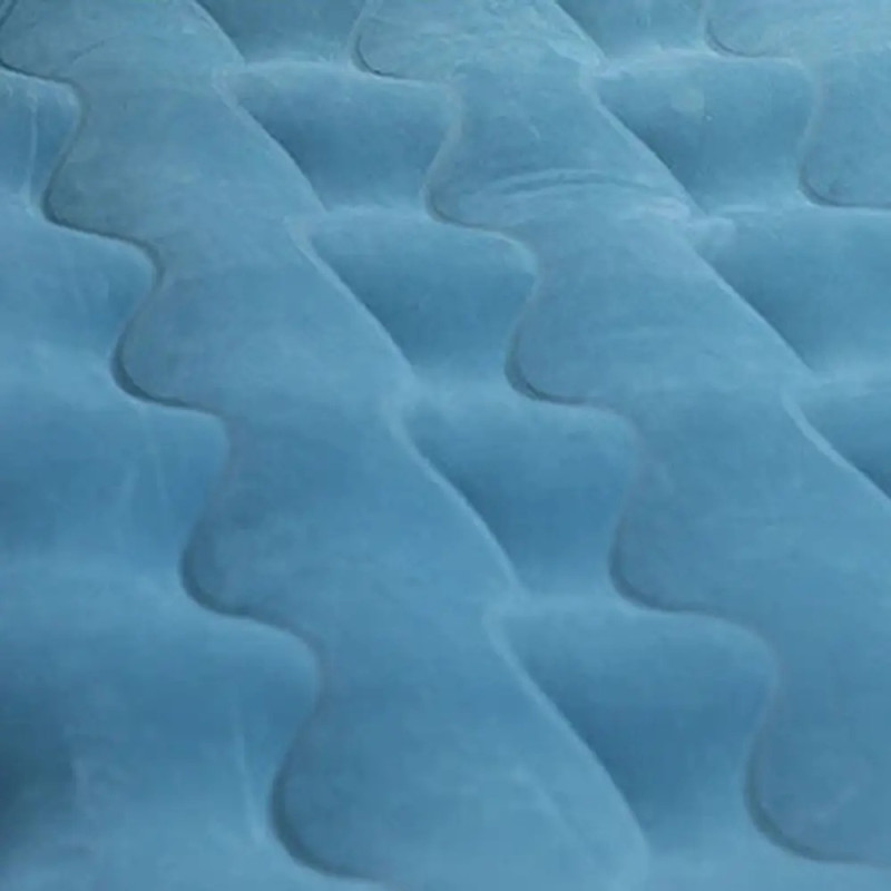 Автомобільне надувне ліжко-матрац із подушками та підголівником на заднє сидіння 135*82*45 см SY10124 Turquoise