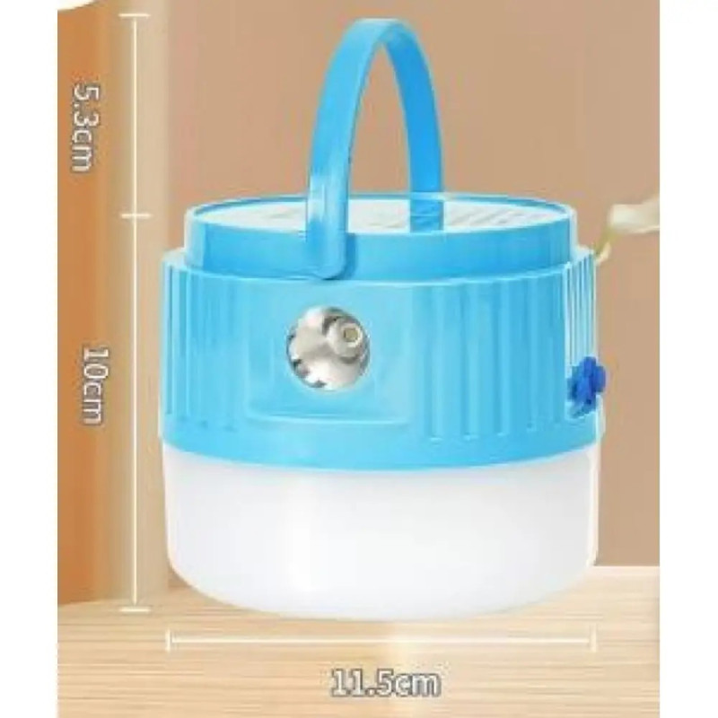 Акумуляторний кемпінговий ліхтарик-лампа підвісний DESEO з ручкою White/Blue DIGAD 820 Акумуляторний кемпінговий ліхтарик-лампа підвісний DESEO з ручкою White/Blue DIGAD 820