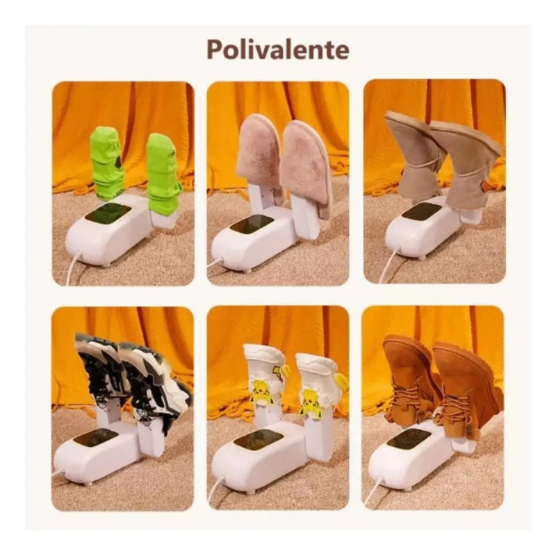 Електрична ультрафіолетова сушарка для взуття антибактеріальна з морською сіллю Shoes Dryer SH01 White Електрична ультрафіолетова сушарка для взуття антибактеріальна з морською сіллю Shoes Dryer SH01 White