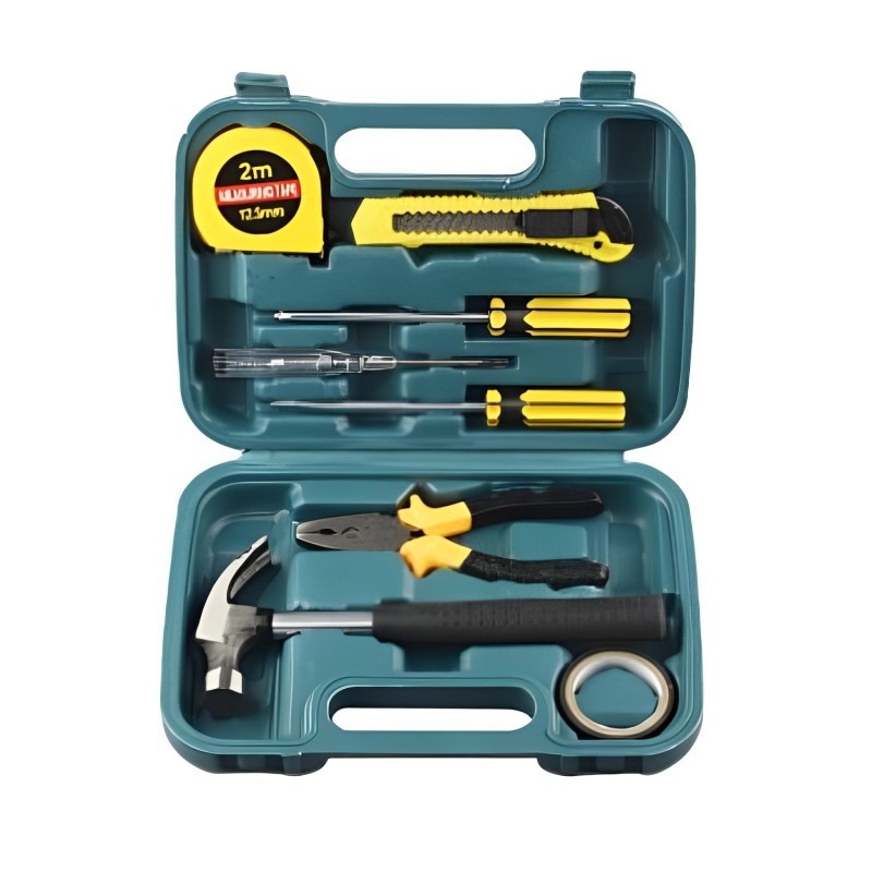 Набір ручних інструментів для дому 9 предметів у платиковому кейсі Blue
