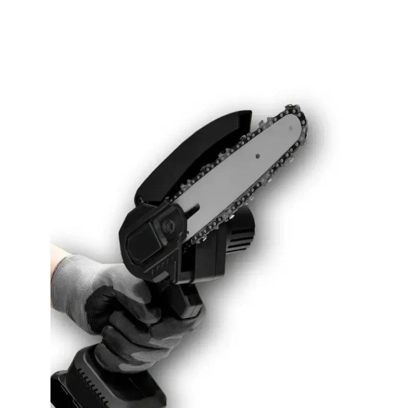 Акумуляторна ланцюгова пилка в валізі 6 дюймів із захистом від перевантаження 48V Black