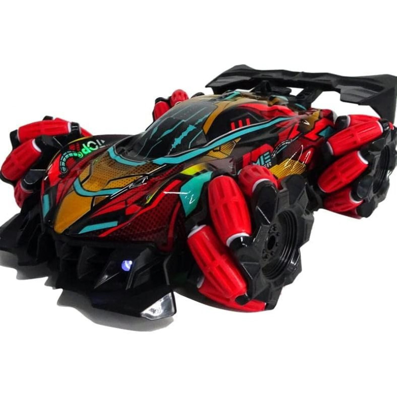 Машинка перекрут трюкова з пультом на радіокеруванні до 100м 28х19х8.5см 21003 Red