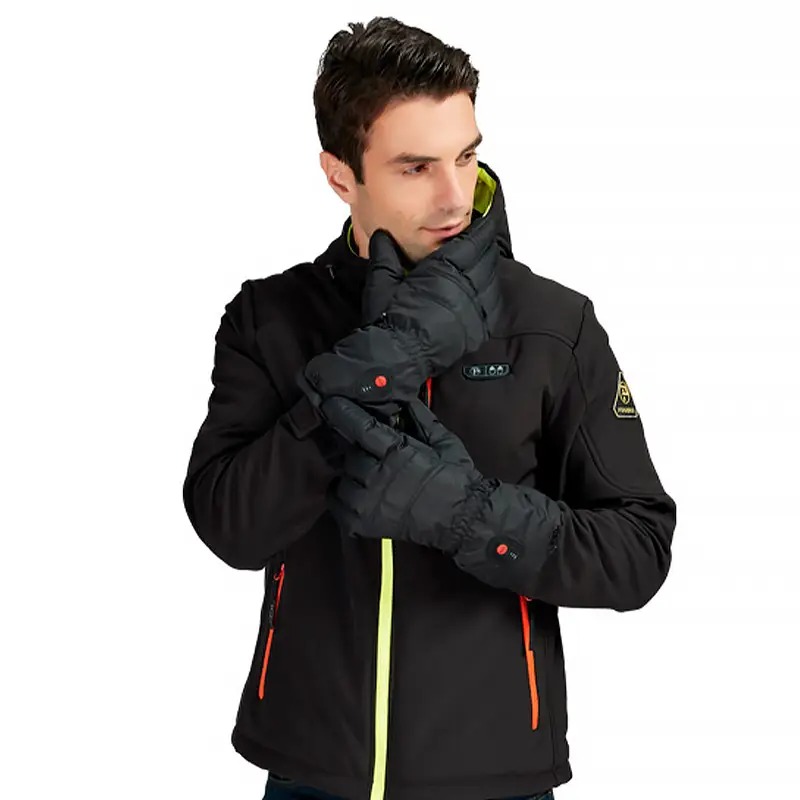 Акумуляторні сенсорні рукавички з підігрівом 5 Вт Anyuekang 12598744 Black