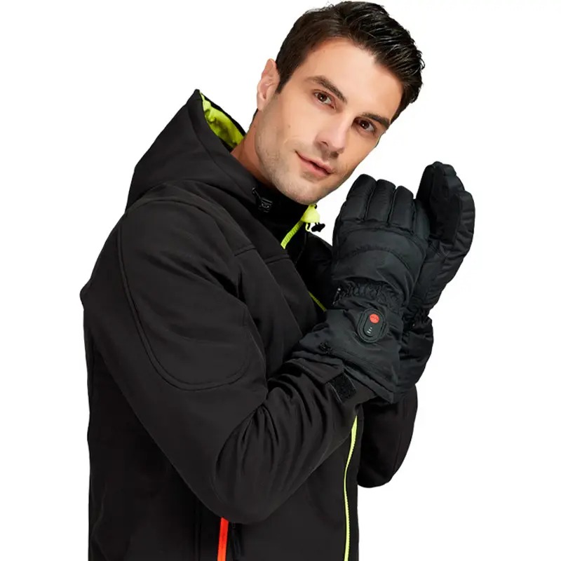 Акумуляторні сенсорні рукавички з підігрівом 5 Вт Anyuekang 12598744 Black