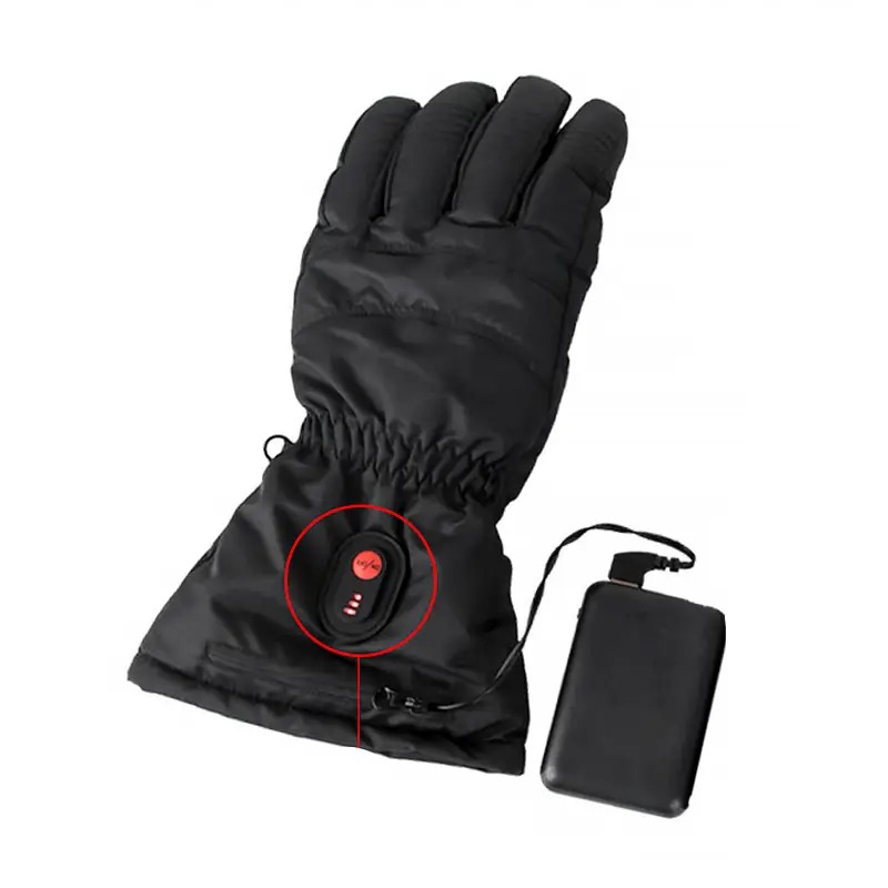 Акумуляторні сенсорні рукавички з підігрівом 5 Вт Anyuekang 12598744 Black