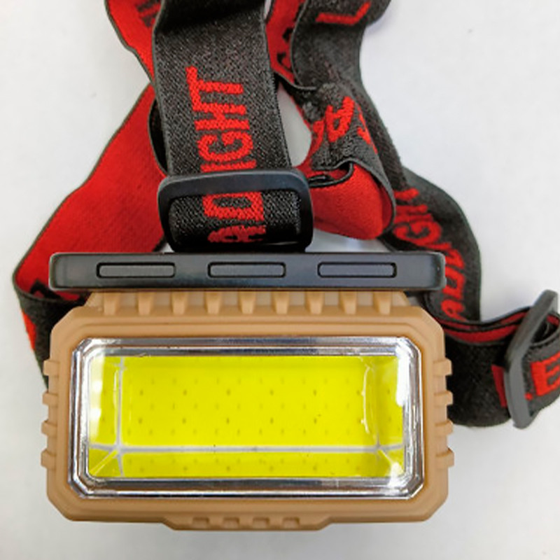 Налобний LED ліхтар зарядка з аккамулятором 1200 мАг Type-C із сонячною батареєю X-Balog BL-LY-807 Black