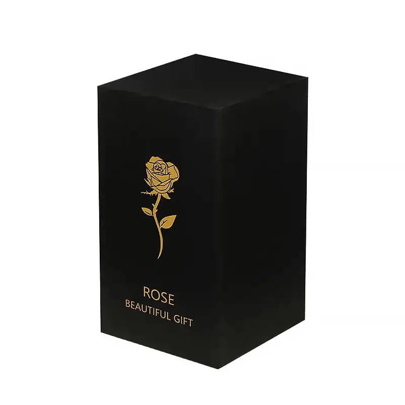 Штучна троянда в колбі з LED підсвічуванням та функцією нічника Lesko KY-1124 Тепле світло Warm