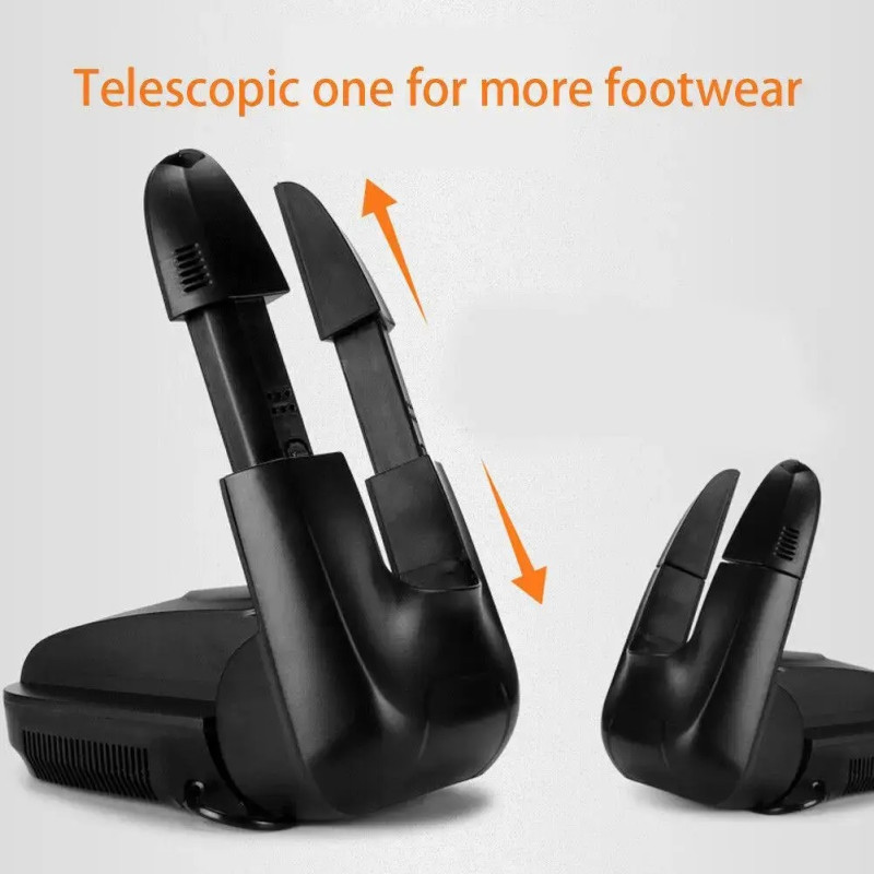 Електрична сушарка для взуття телескопічна з таймером 150Вт HYLLIS 85601 Black Електрична сушарка для взуття телескопічна з таймером 150Вт HYLLIS 85601 Black