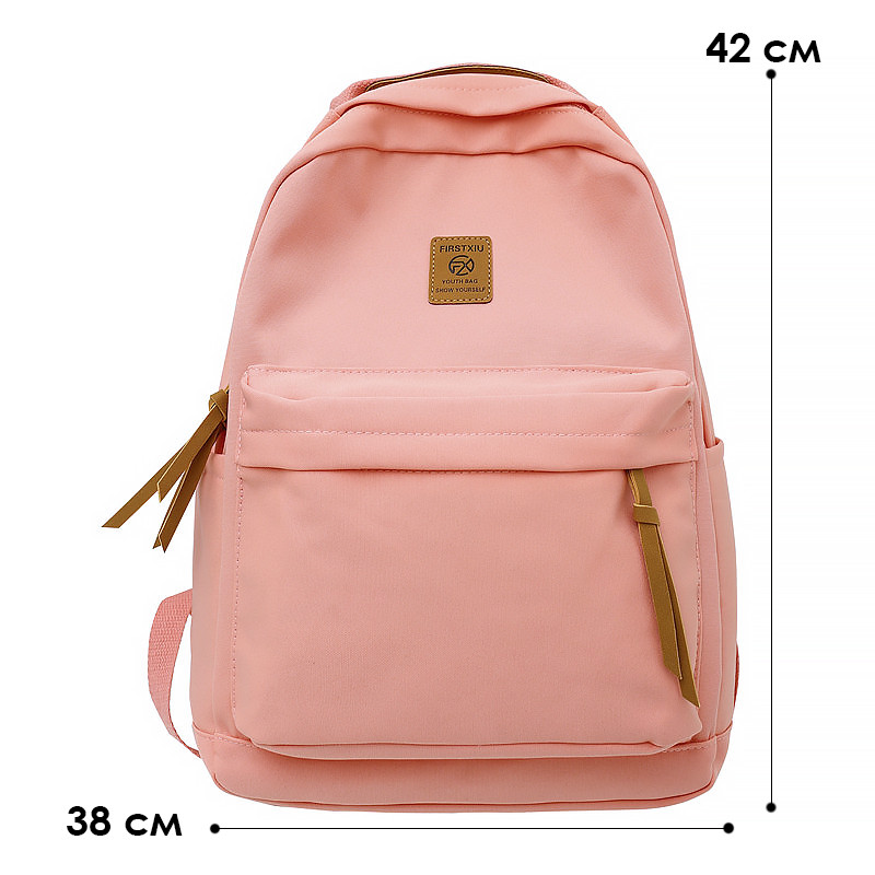 Підлітковий рюкзак 20L 42х38х12 см з кишенею для ноутбука 15.6 Lesko 81227 Pink Підлітковий рюкзак 20L 42х38х12 см з кишенею для ноутбука 15.6 Lesko 81227 Pink