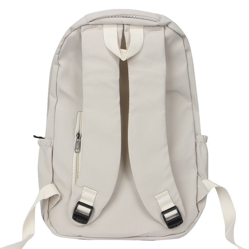 Рюкзак с брелком подростковый слоновая кость для девочки 20-35L Lesko 633227 Ivory