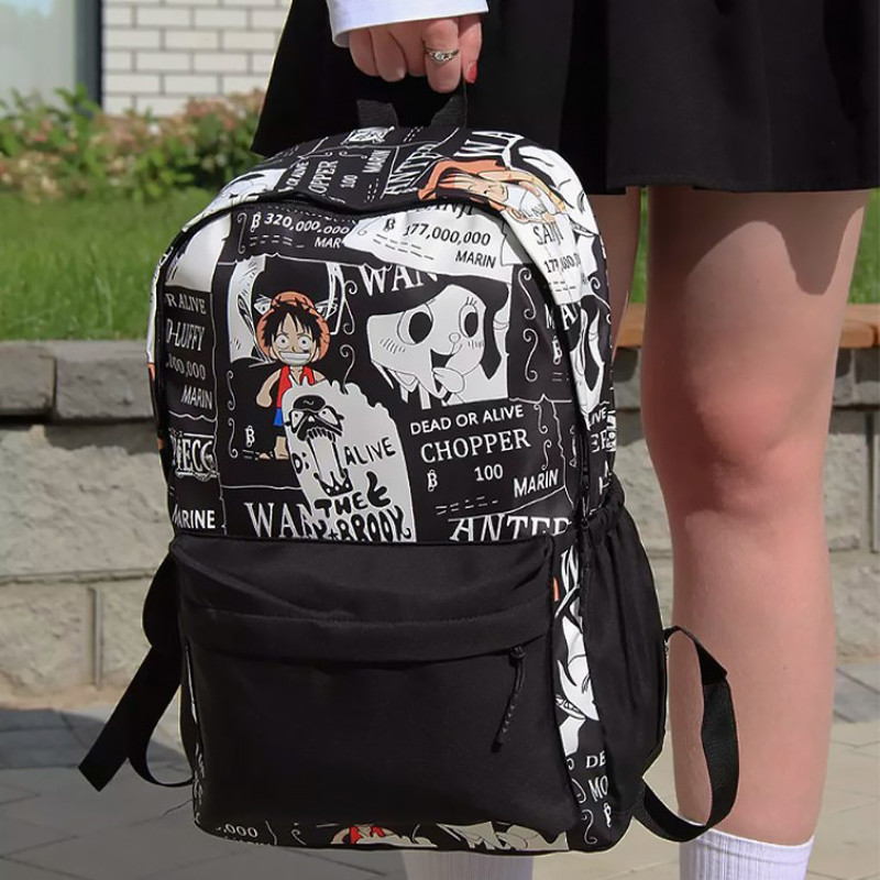 Рюкзак подростковый с аниме 20L Lesko 83124 Black