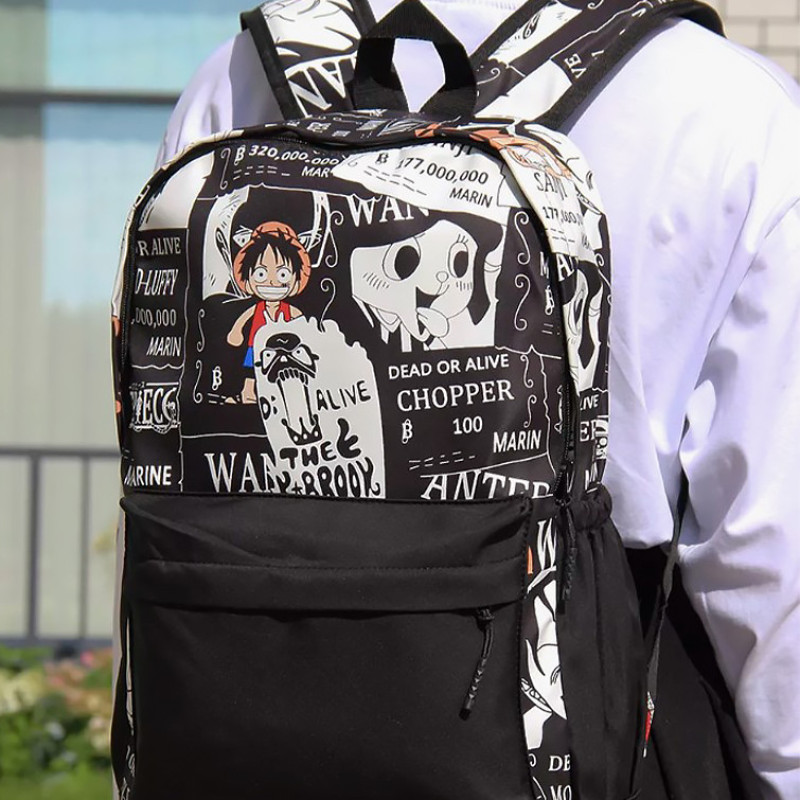 Рюкзак подростковый с аниме 20L Lesko 83124 Black