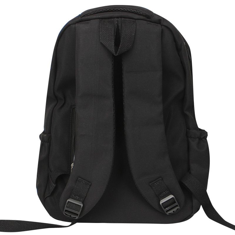 Рюкзак с брелком подростковый слоновая кость для девочки 20-35L Lesko 633227 Black