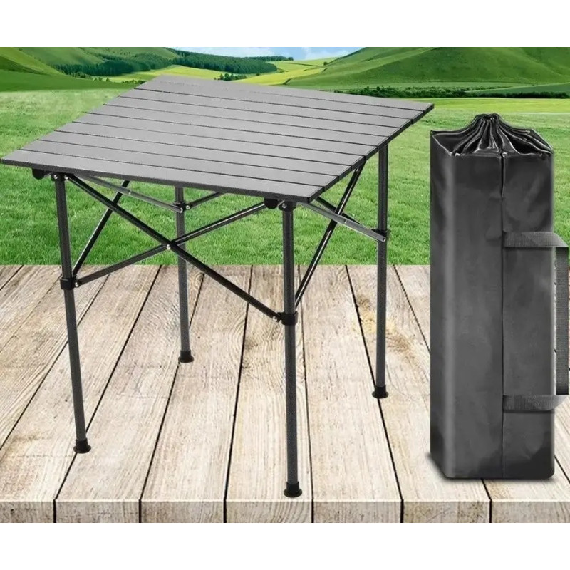 Стіл для пікніка Easy Camping S87 складаний у чохлі квадратний до 25кг 53х51х50см Стіл для пікніка Easy Camping S87 складаний у чохлі квадратний до 25кг 53х51х50см