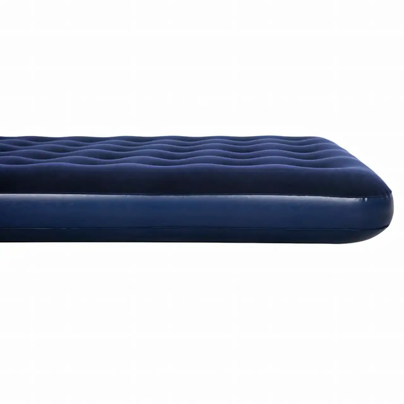 Надувний матрац ПВХ двомісний до 200кг 191х73х22см Avenli Flocked Air Bed Twin Blue Надувний матрац ПВХ двомісний до 200кг 191х73х22см Avenli Flocked Air Bed Twin Blue