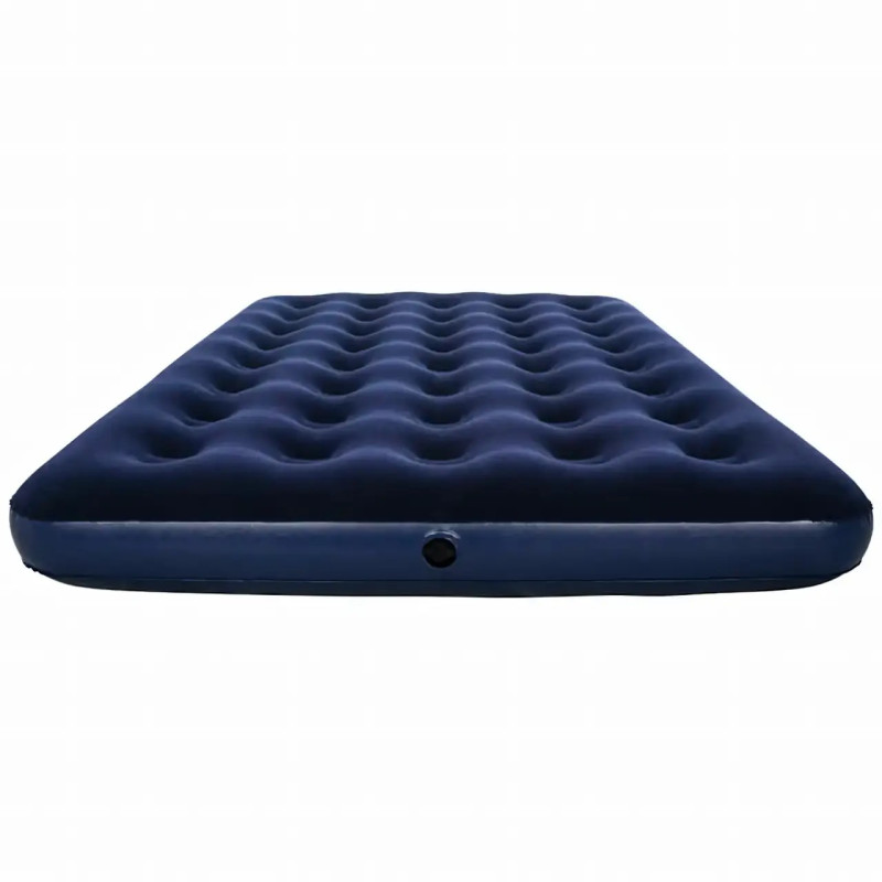 Надувний матрац ПВХ двомісний до 200кг 191х73х22см Avenli Flocked Air Bed Twin Blue Надувний матрац ПВХ двомісний до 200кг 191х73х22см Avenli Flocked Air Bed Twin Blue