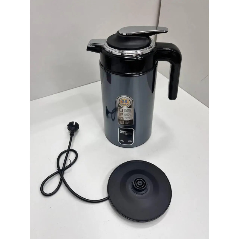 Термос електричний з індикатором температури на 1.5 літри із нержавіючої сталі 2200Вт Zepline ZP-106 Blue Термос електричний з індикатором температури на 1.5 літри із нержавіючої сталі 2200Вт Zepline ZP-106 Blue