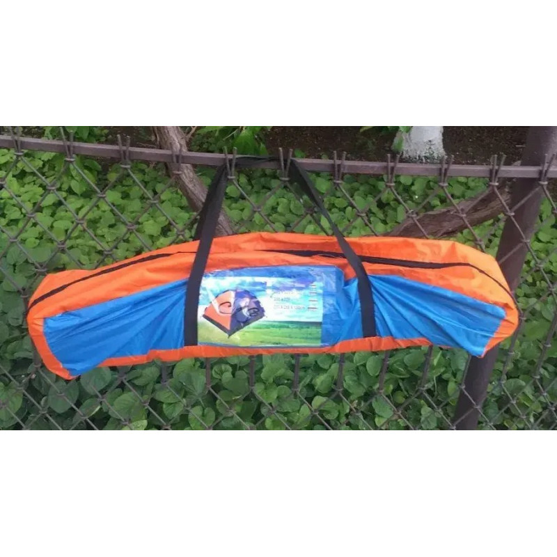 Намет напівсфера туристична з москітною сіткою 1-місний 200х100см Orange/Green Намет напівсфера туристична з москітною сіткою 1-місний 200х100см Orange/Green