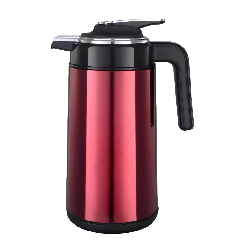 Термос електричний з індикатором температури на 1.5 літри із нержавіючої сталі 2200Вт Zepline ZP-106 Red