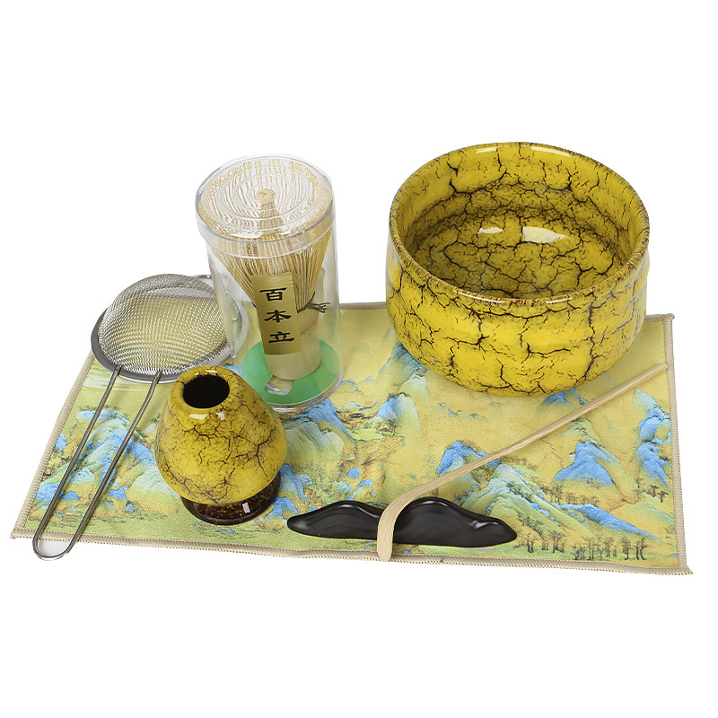 Набір для приготування чаю матча 7 предметів Matcha Tea Set Mavanto 9817