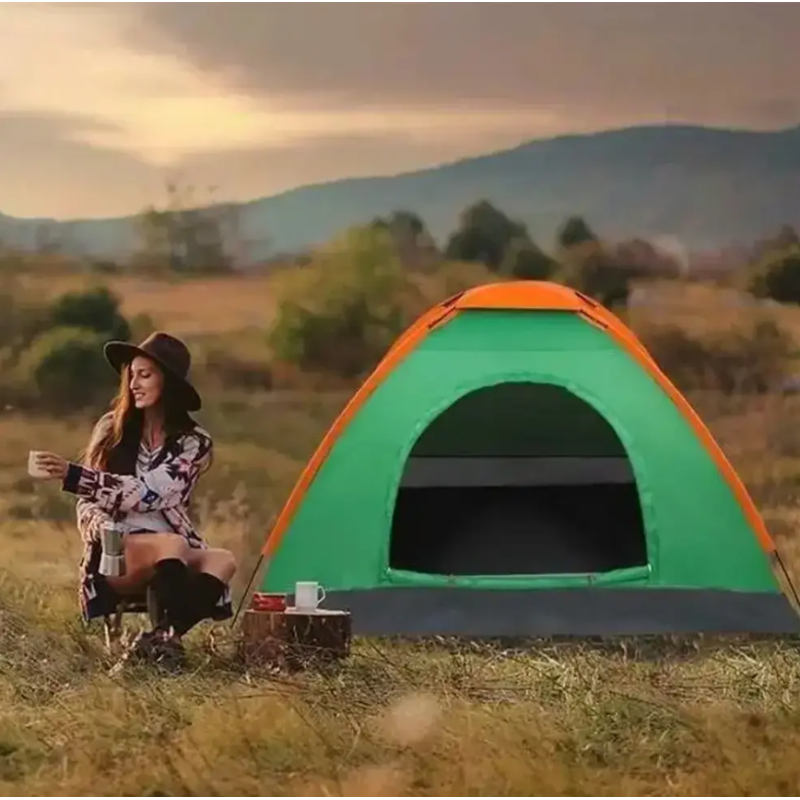 Намет напівсфера туристична з москітною сіткою 2-місна 200х150см Green Намет напівсфера туристична з москітною сіткою 2-місна 200х150см Green