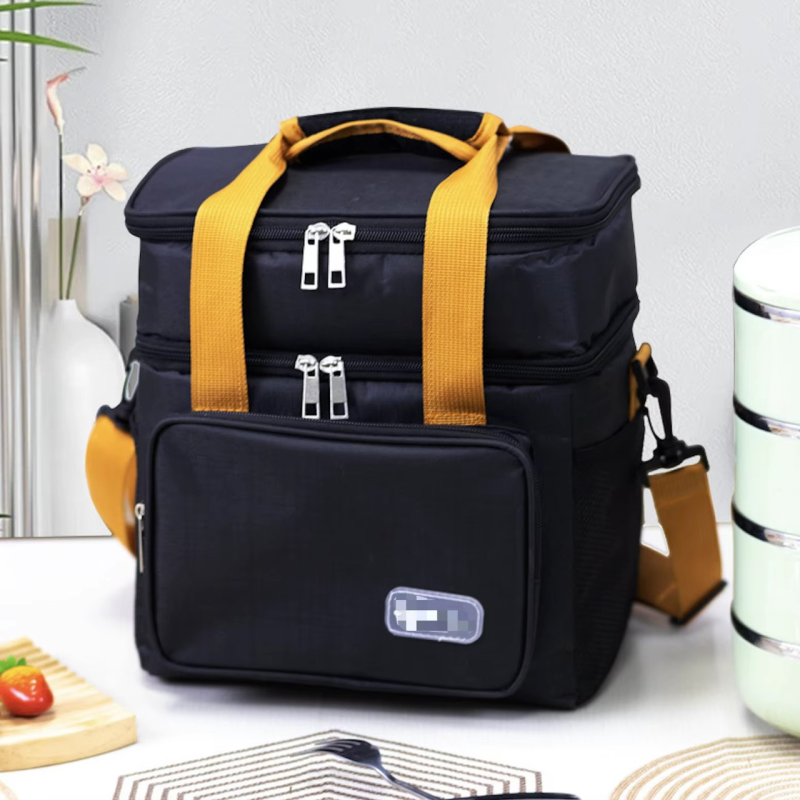 Термосумка для продуктів компактна Frio Tempo 26х25х18см 15л, водонепроникна FT-9876 Black Термосумка для продуктів компактна Frio Tempo 26х25х18см 15л, водонепроникна FT-9876 Black