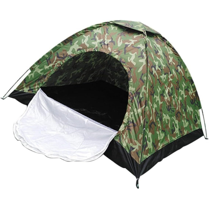 Саморозкладний намет автоматичний для кемпінгу 2-х місний 200х150х110см Green Camouflage