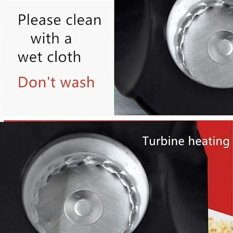 Міні апарат для приготування попкорну домашня попкорниця 1200Вт MA-6 Red