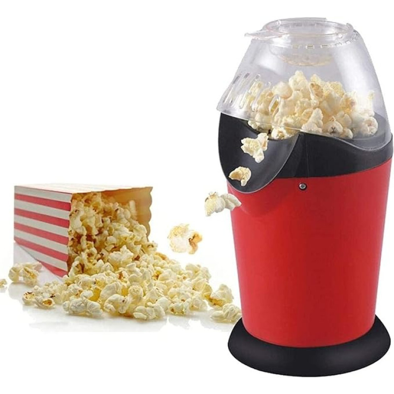 Міні апарат для приготування попкорну домашня попкорниця 1200Вт MA-6 Red