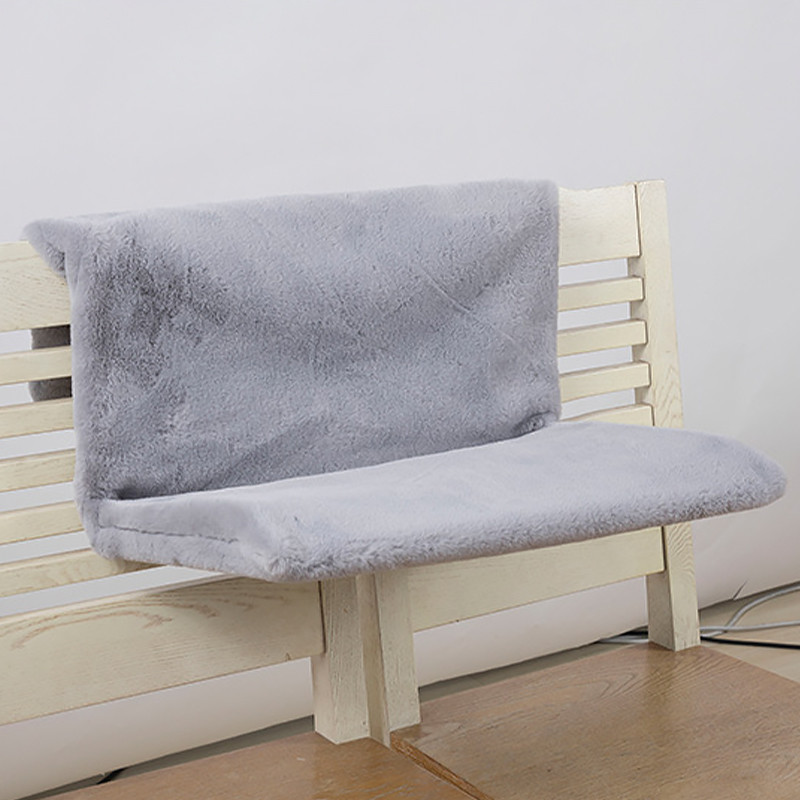 Лежанка підвісна 45*30cm для котів кріплення гачки Lesko 1003 Gray