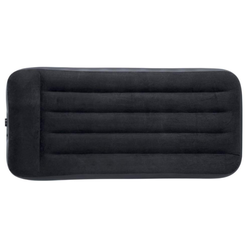 Одномісне надувне ліжко 191 x 99 x 42см, матрац із вбудованим usb-електронасосом  Intex 64122 Black