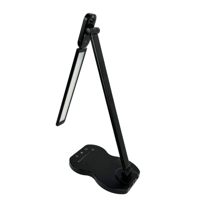 Настільна LED лампа USB 5 режимів з таймером і сенсорним управлінням LUZ HA-85 Black