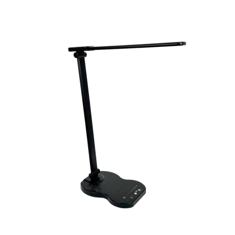 Настільна LED лампа USB 5 режимів з таймером і сенсорним управлінням LUZ HA-85 Black