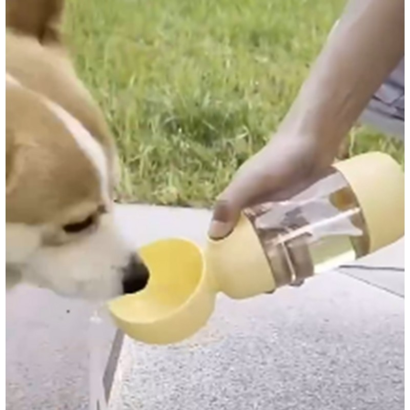 Портативная поилка-кормушка для домашних животных SM-0912 Orange