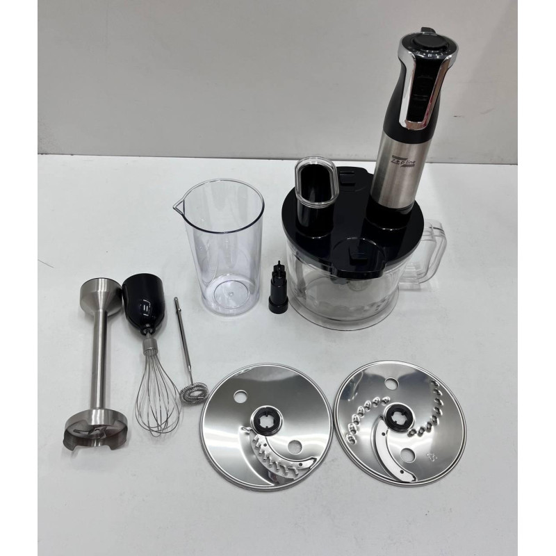 Блендерний набір 7в1 міні-комбайн міксер подрібнювач блендер 1500 Вт Zepline ZP-797 Black Блендерний набір 7в1 міні-комбайн міксер подрібнювач блендер 1500 Вт Zepline ZP-797 Black