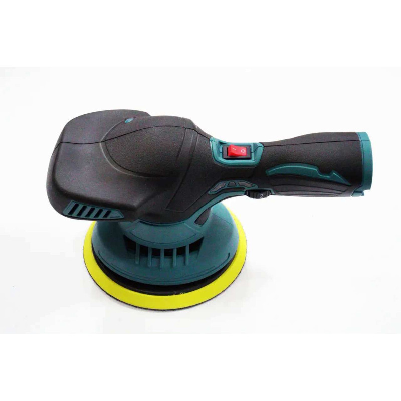 Машинка для полировки и шлифовки беспроводная Polishing Light  6 скоростей с насадками YK49 Black/Blue