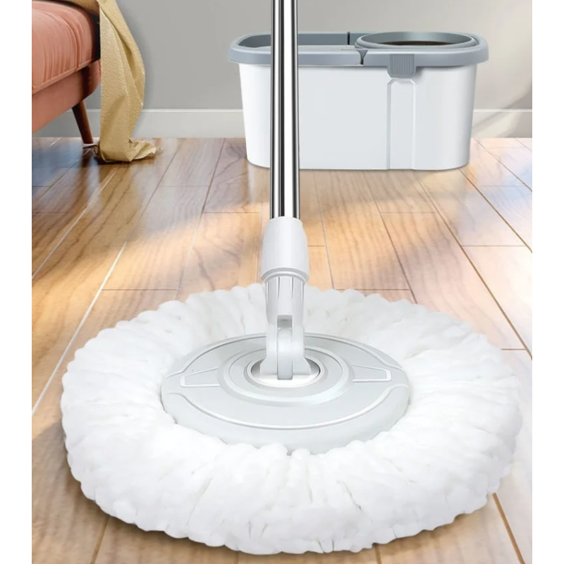 Швабра з відром Rapid Clean із системою авто-віджиму для швидкого прибирання RC-12755 (Grey)