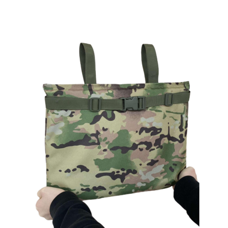 Каремат для сидіння Оксфорд 600D з наповнювачем ізолон та кріпленням MOLLE на пояс 32x42x2,5см Мультикам