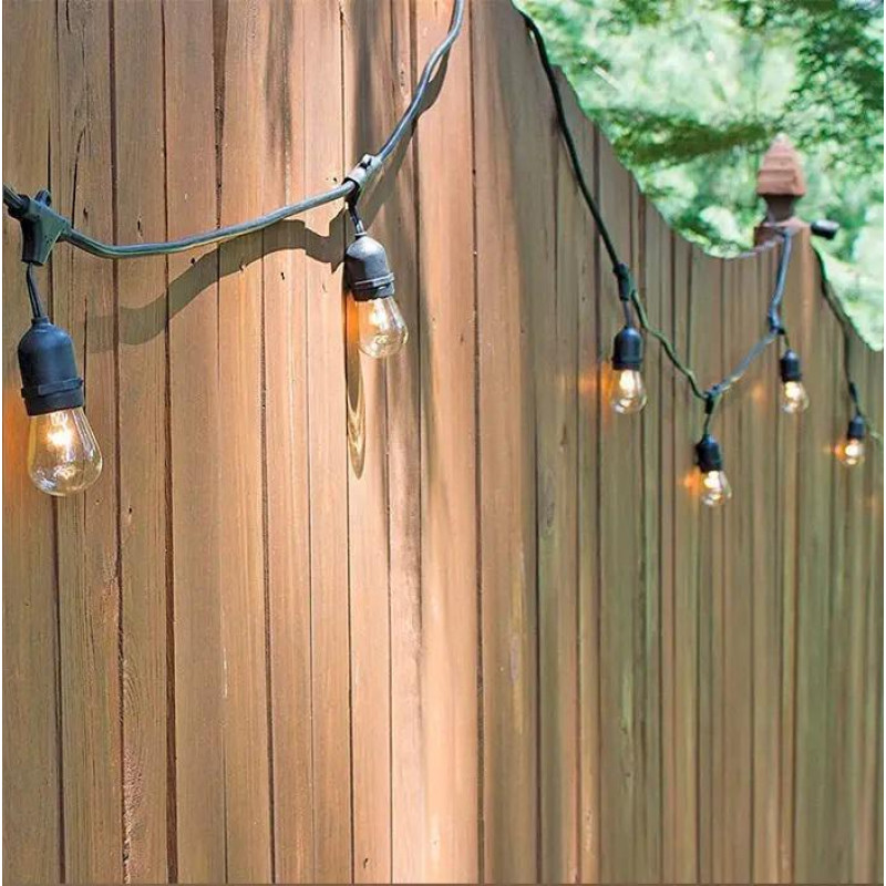 Гірлянда вулична з сонячною панеллю і ретро лампами 5м 10ламп для альтанки і веранди SFK-13 Warm white Гірлянда вулична з сонячною панеллю і ретро лампами 5м 10ламп для альтанки і веранди SFK-13 Warm white