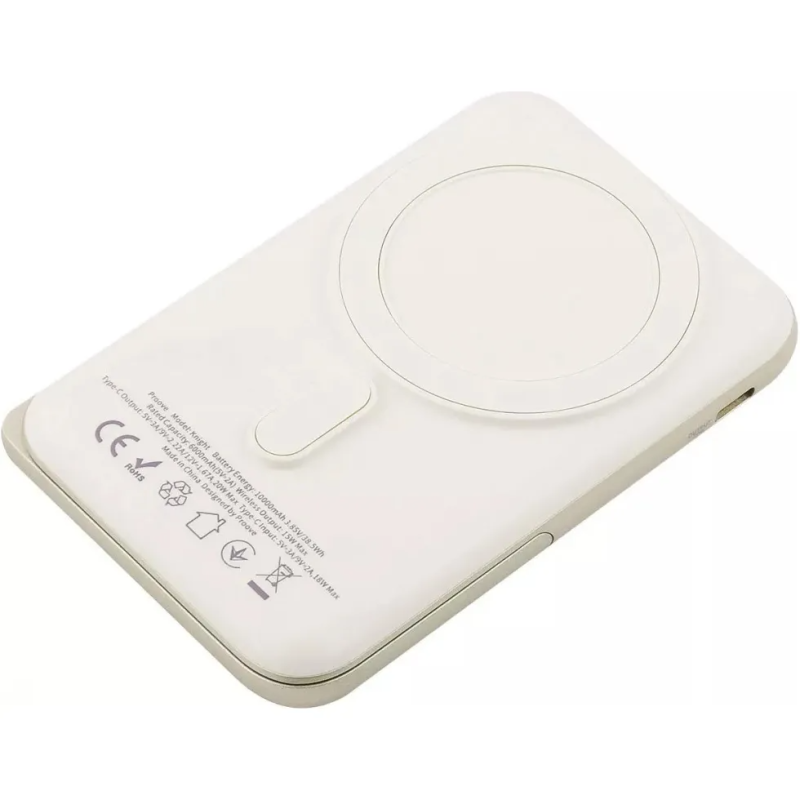 Бездротовий магнітний повербанк 20W 10000mAh з підставкою і бездротовой зарядкою Proove Knight Beige Бездротовий магнітний повербанк 20W 10000mAh з підставкою і бездротовой зарядкою Proove Knight Beige