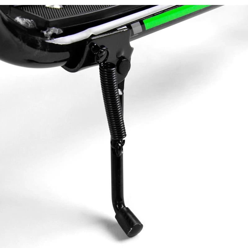 Самокат міський двоколісний з великими надувними колесами 12" для дітей від 3 років Corso JT 01019 Чорний/Зелений