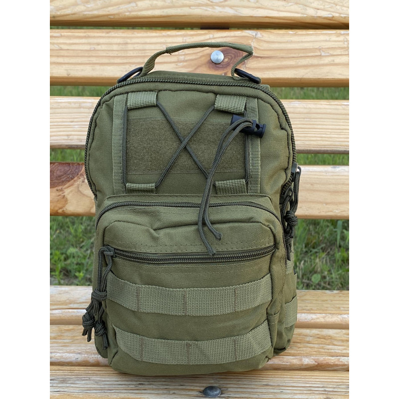 Тактичний рюкзак Tactic Backpack сумка на плече 10л 28х10х20 см (Olive)