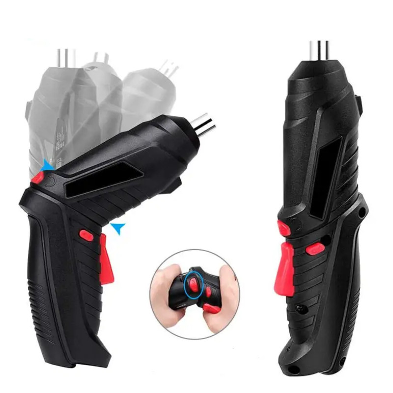 Шуруповерт акумуляторний Repair Tool в кейсі з набором свердл та насадок W12 Black