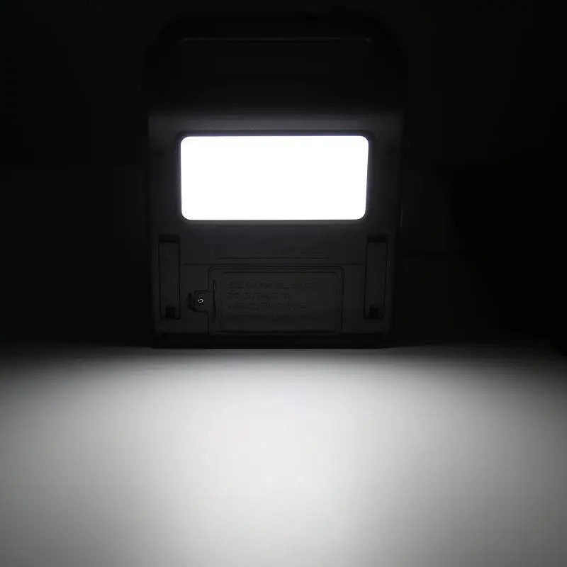 Багатофункціональний LED ліхтар із сонячною панеллю, радіо, MP3 плеєр та функцією повербанку Easy Power EP-036 2400mAh Bluetooth Чорно-білий