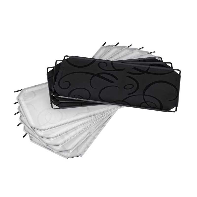 Шафа для взуття на 4 полиці пластикова 39x35x72см MP A1-4 Black/Grey
