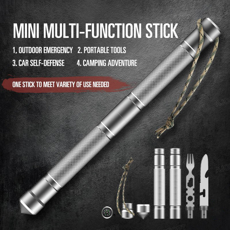 Туристичний похідний набір із 7 інструментів YUANTOOSE G01-2 Silver