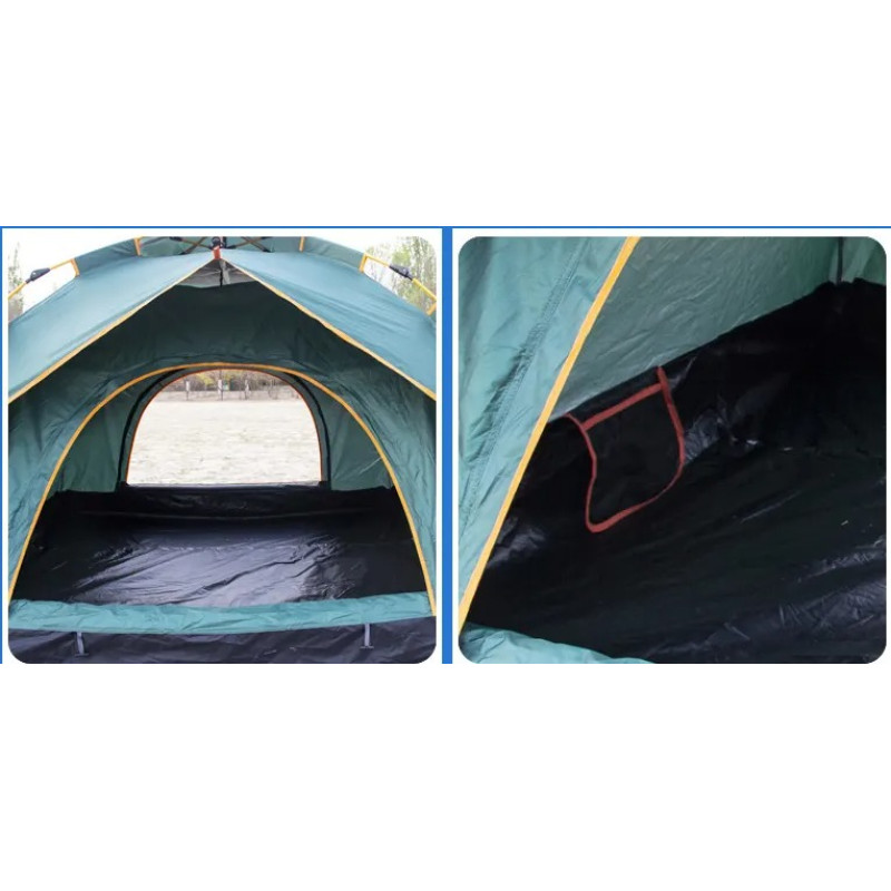 Автоматичний туристичний намет для кемпінгу 2-х місний Autocamp 200х150х135см AC-1903 Green