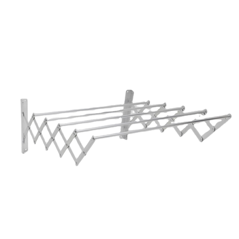 Настінна розсувна вішалка-сушарка Easy Dry 80х70х26.5 см для одягу LS-7827 White