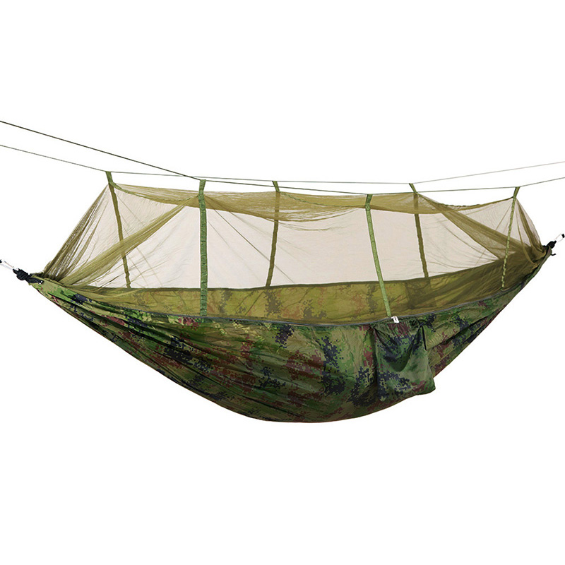 Гамак туристичний Easy Camping з москітною сіткою до 300кг EC-9812 Green Гамак туристичний Easy Camping з москітною сіткою до 300кг EC-9812 Green