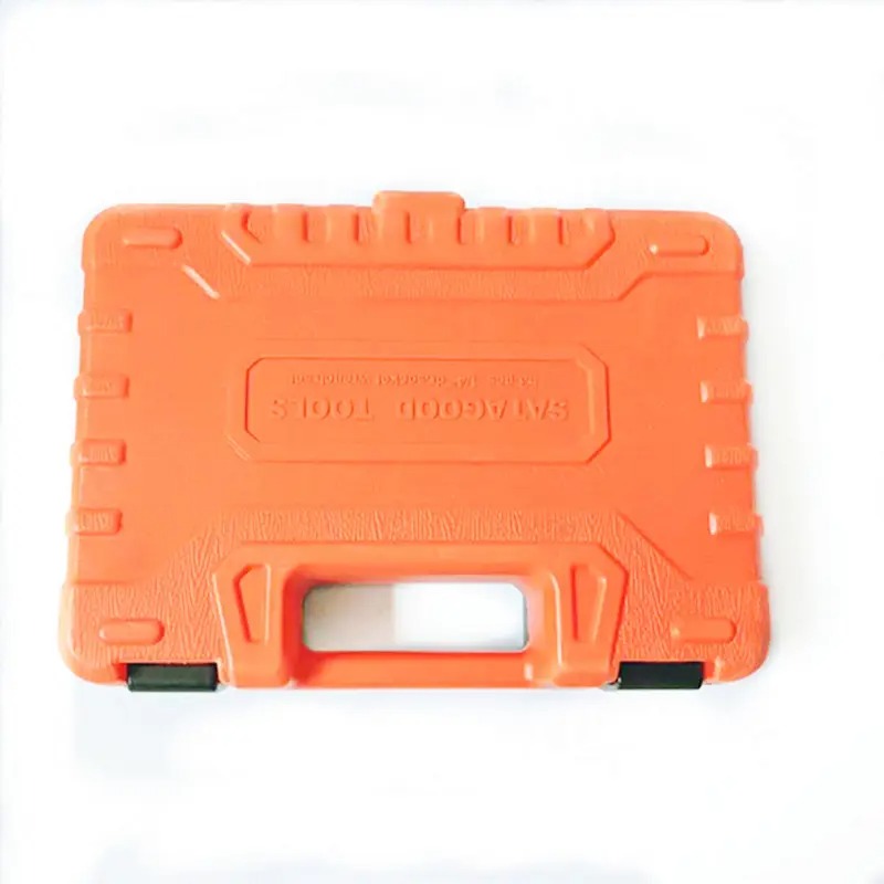 Набір інструментів з 53 предметів Repair Tool для ремонту та обслуговування хромованадієва сталь у пластиковому кейсі Orange Набір інструментів з 53 предметів Repair Tool для ремонту та обслуговування хромованадієва сталь у пластиковому кейсі Orange